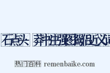 石点头·莽书生强图鸳侣近义词是什么意思的图片